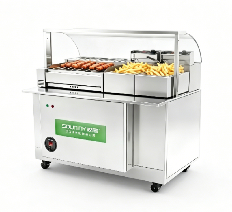 Tempered Glass Cart